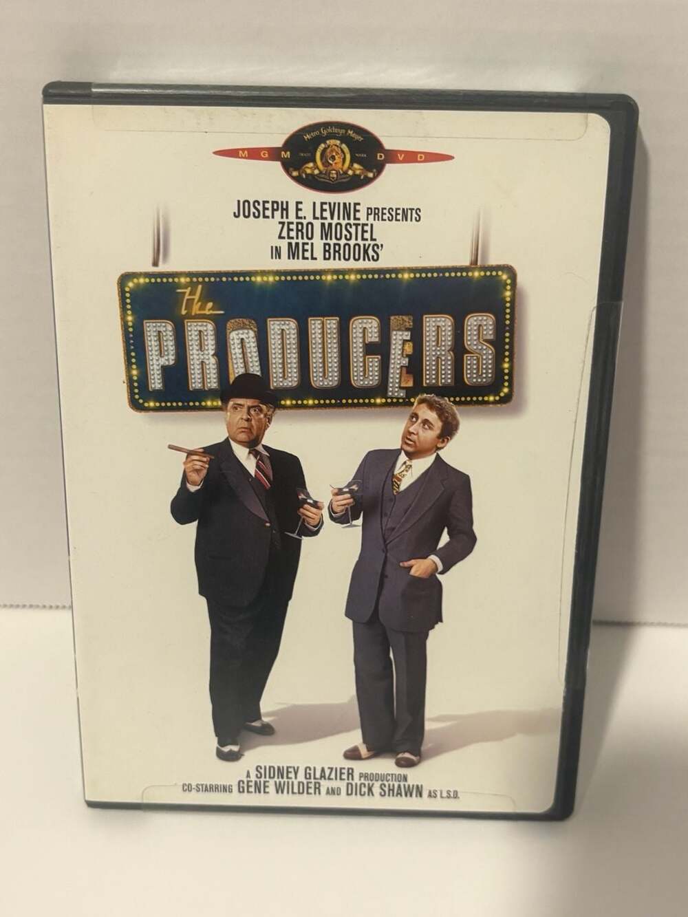 MGM DVD The Producers Mel Brooks Gene Wilder Zero Mostel